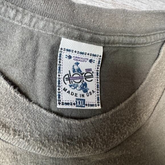 Vintage 90s Single Stitch Animal Print Shirt FOREVER WILD Cougar Tee Alore XXL - Picture 3 of 7